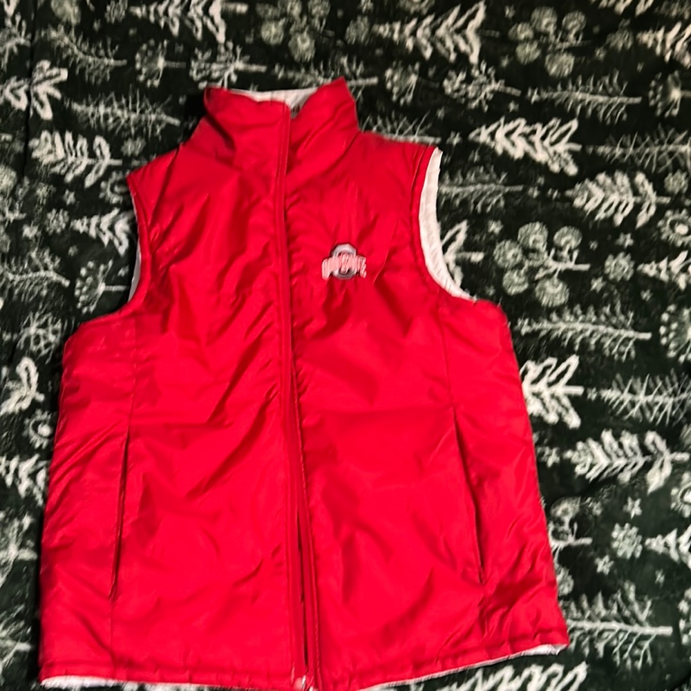 OSU Columbia reversible puffer vest